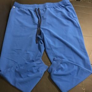 Men’s FIGS Tansen Jogger Scrub Pants Royal Blue Size 4XLT